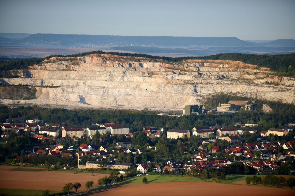 Niedersachswerfen von oben - Ortsansicht in Niedersachswerfen im Bundesland Thüringen, Deutschland