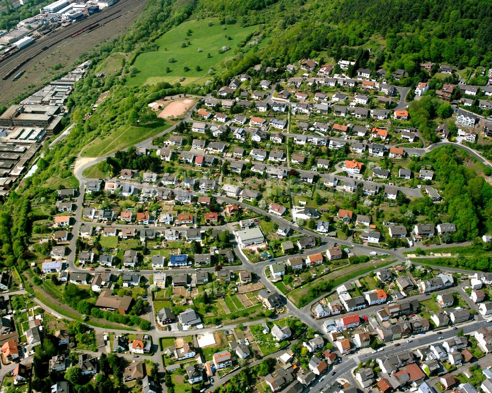 Niederscheld von oben - Ortsansicht in Niederscheld im Bundesland Hessen, Deutschland