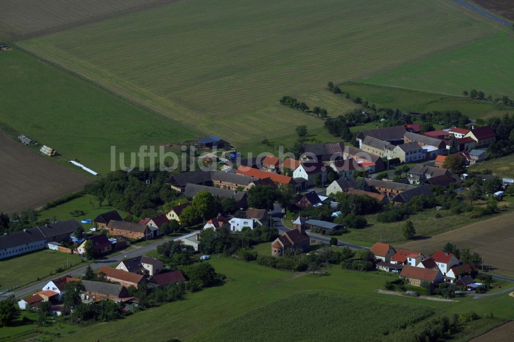 Luftbild Niederwerbig - Ortsansicht in Niederwerbig im Bundesland Brandenburg