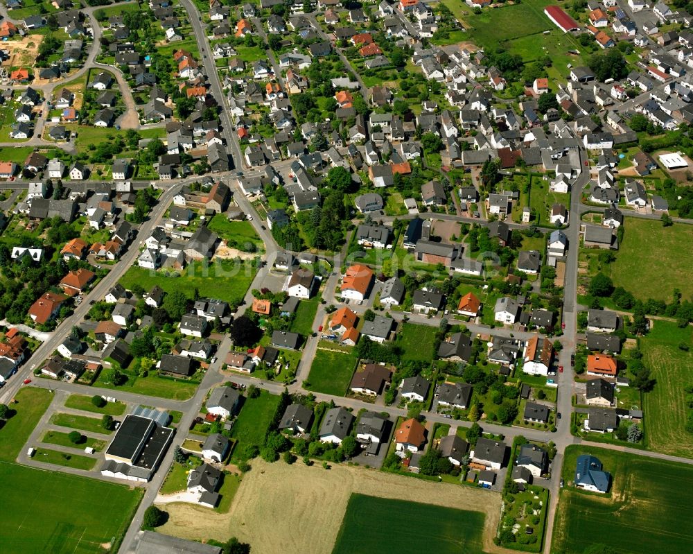 Niederzeuzheim von oben - Ortsansicht in Niederzeuzheim im Bundesland Hessen, Deutschland