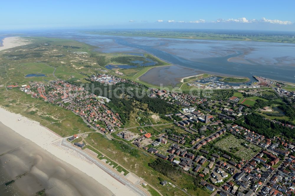 Luftbild Norderney - Ortsansicht von Norderney auf Norderney im Bundesland Niedersachsen