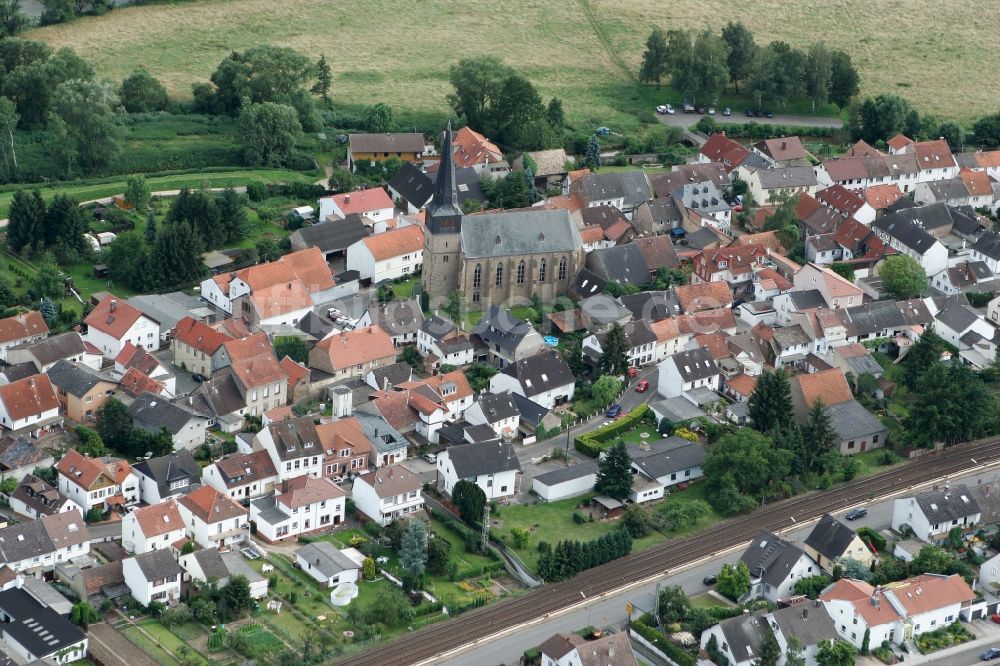 Norheim von oben - Ortsansicht von Norheim im Bundesland Rheinland-Pfalz