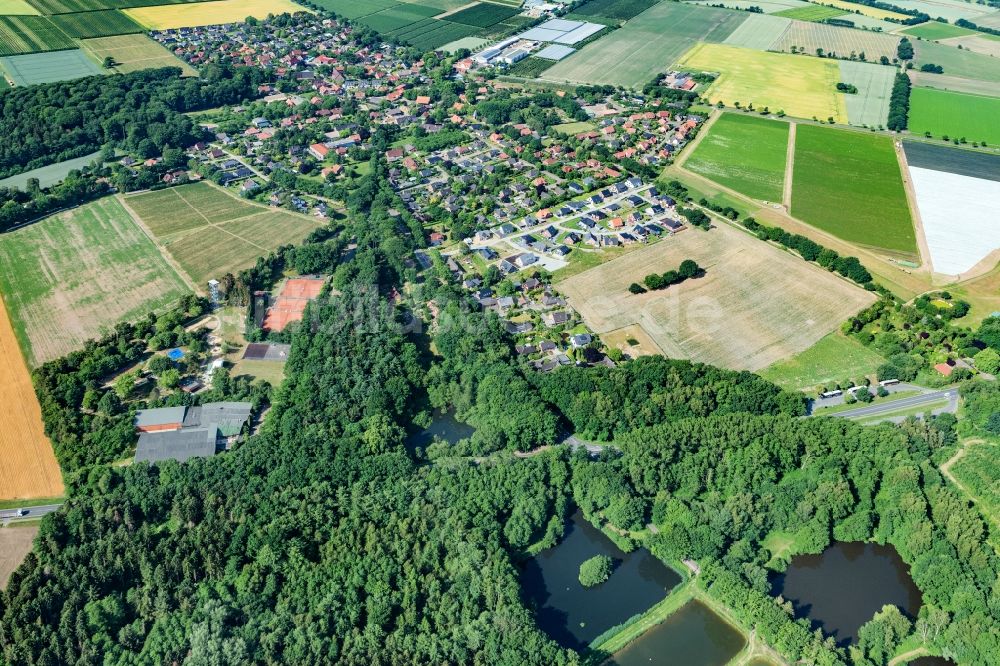 Luftbild Nottensdorf - Ortsansicht in Nottensdorf im Bundesland Niedersachsen, Deutschland