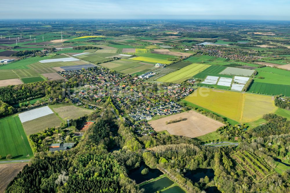 Luftbild Nottensdorf - Ortsansicht in Nottensdorf im Bundesland Niedersachsen, Deutschland