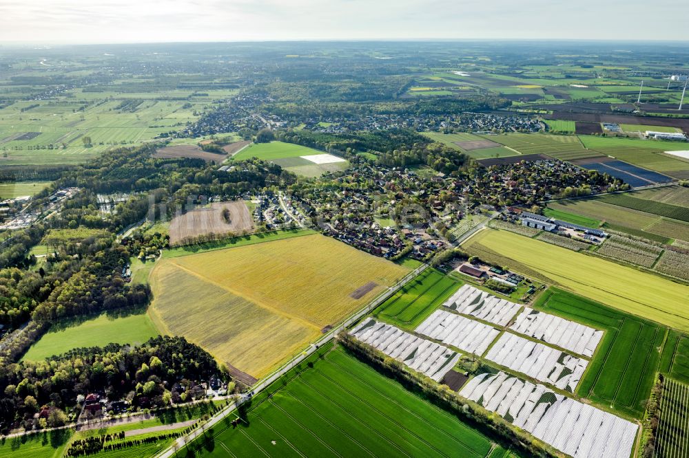 Luftbild Nottensdorf - Ortsansicht in Nottensdorf im Bundesland Niedersachsen, Deutschland