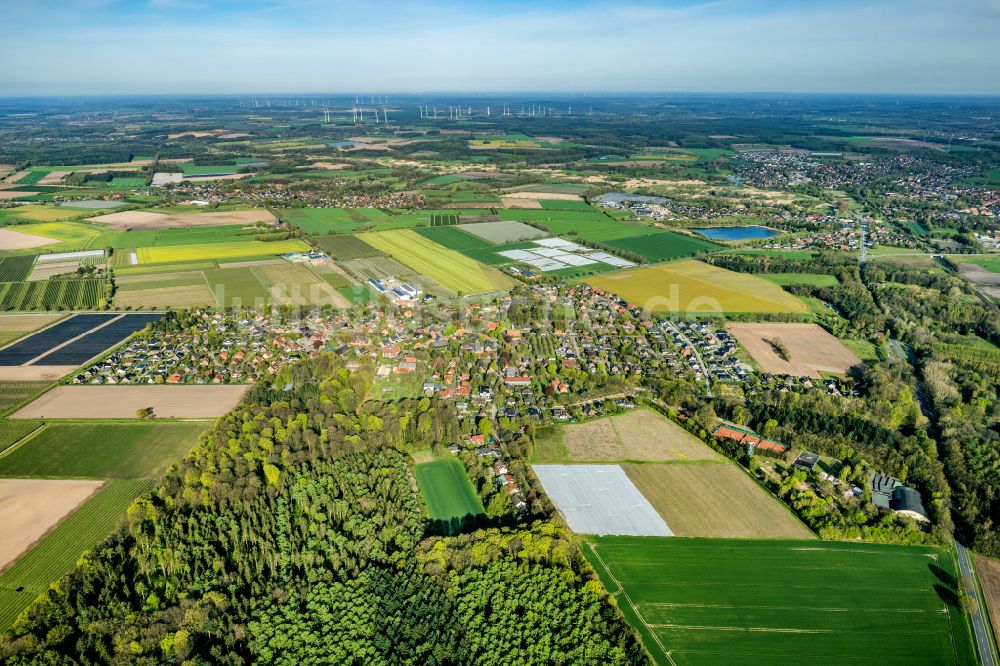 Luftbild Nottensdorf - Ortsansicht in Nottensdorf im Bundesland Niedersachsen, Deutschland