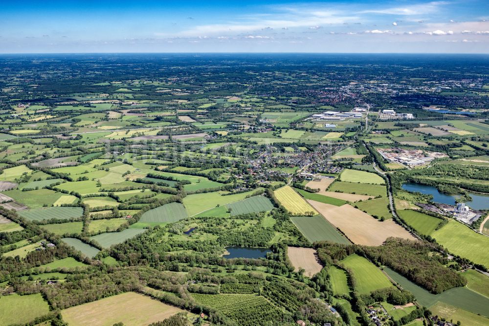 Nützen aus der Vogelperspektive: Ortsansicht in Nützen im Bundesland Schleswig-Holstein, Deutschland