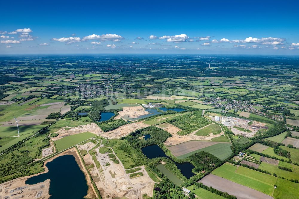 Nützen aus der Vogelperspektive: Ortsansicht in Nützen im Bundesland Schleswig-Holstein, Deutschland