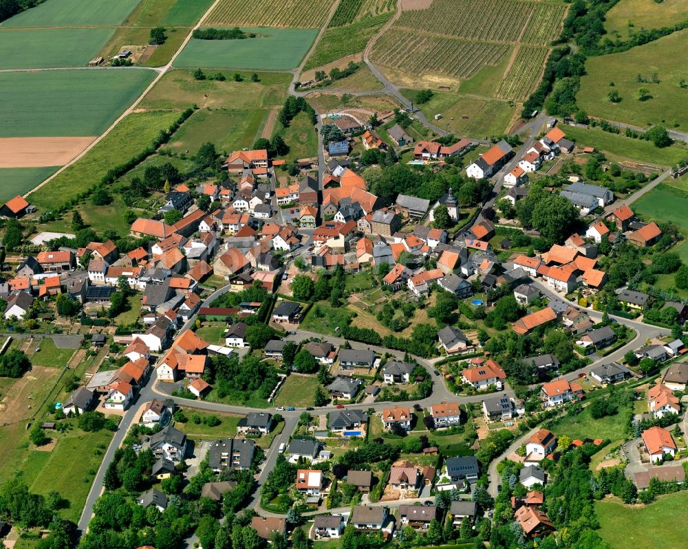 Luftaufnahme Nußbaum - Ortsansicht von Nußbaum im Bundesland Rheinland-Pfalz