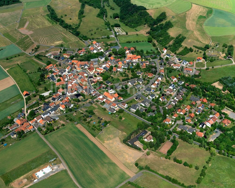 Luftbild Nußbaum - Ortsansicht von Nußbaum im Bundesland Rheinland-Pfalz