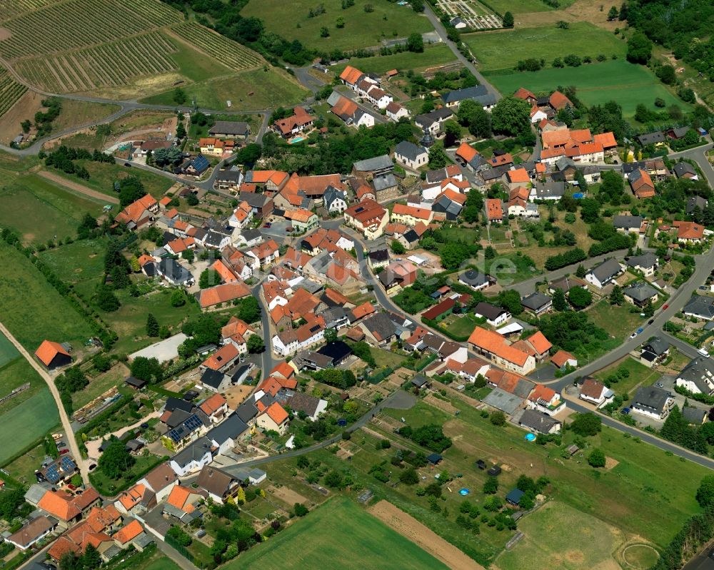 Luftaufnahme Nußbaum - Ortsansicht von Nußbaum im Bundesland Rheinland-Pfalz