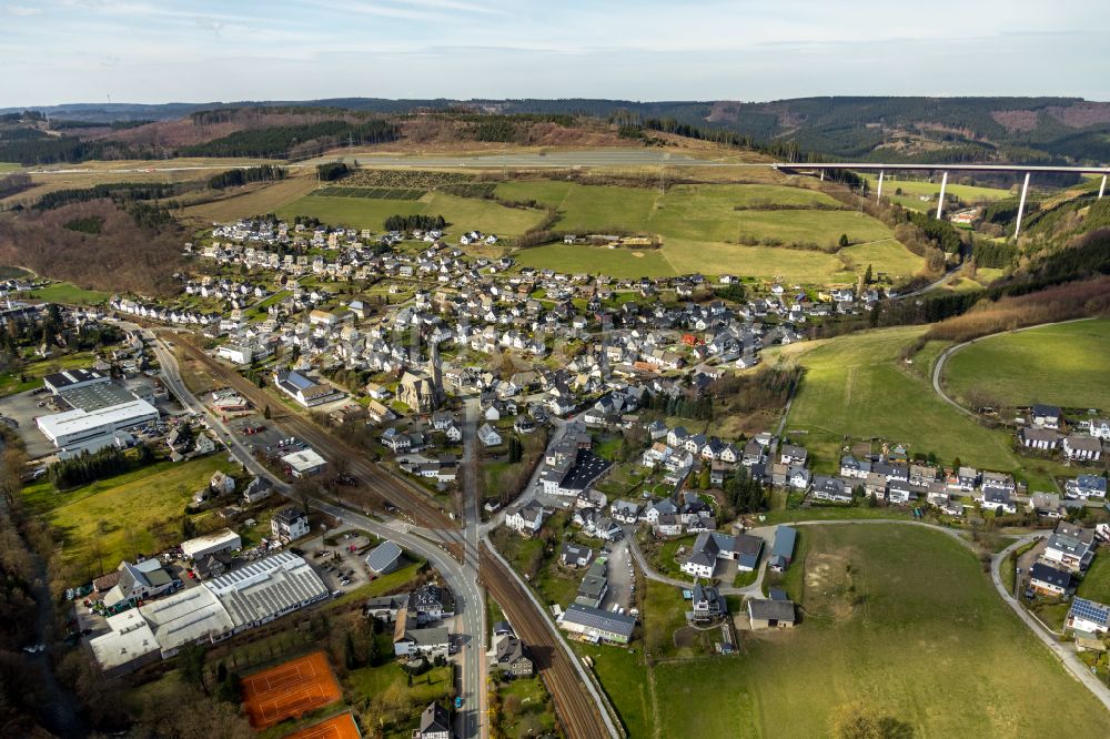 Luftbild Nuttlar - Ortsansicht in Nuttlar im Bundesland Nordrhein-Westfalen, Deutschland