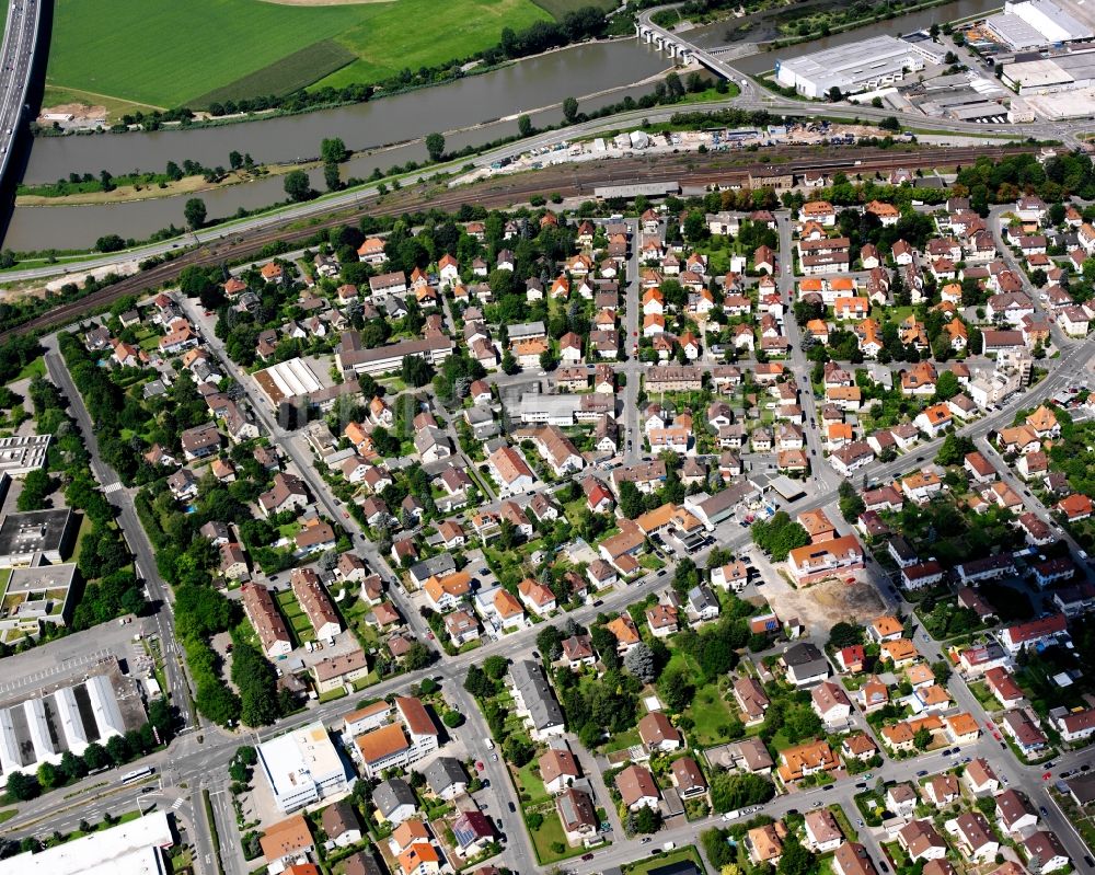 Obereisesheim aus der Vogelperspektive: Ortsansicht in Obereisesheim im Bundesland Baden-Württemberg, Deutschland