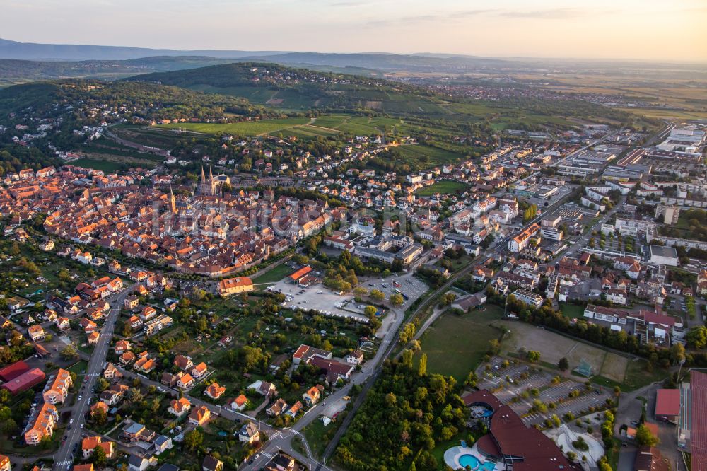 Luftaufnahme Obernai - Ortsansicht in Obernai in Grand Est, Frankreich