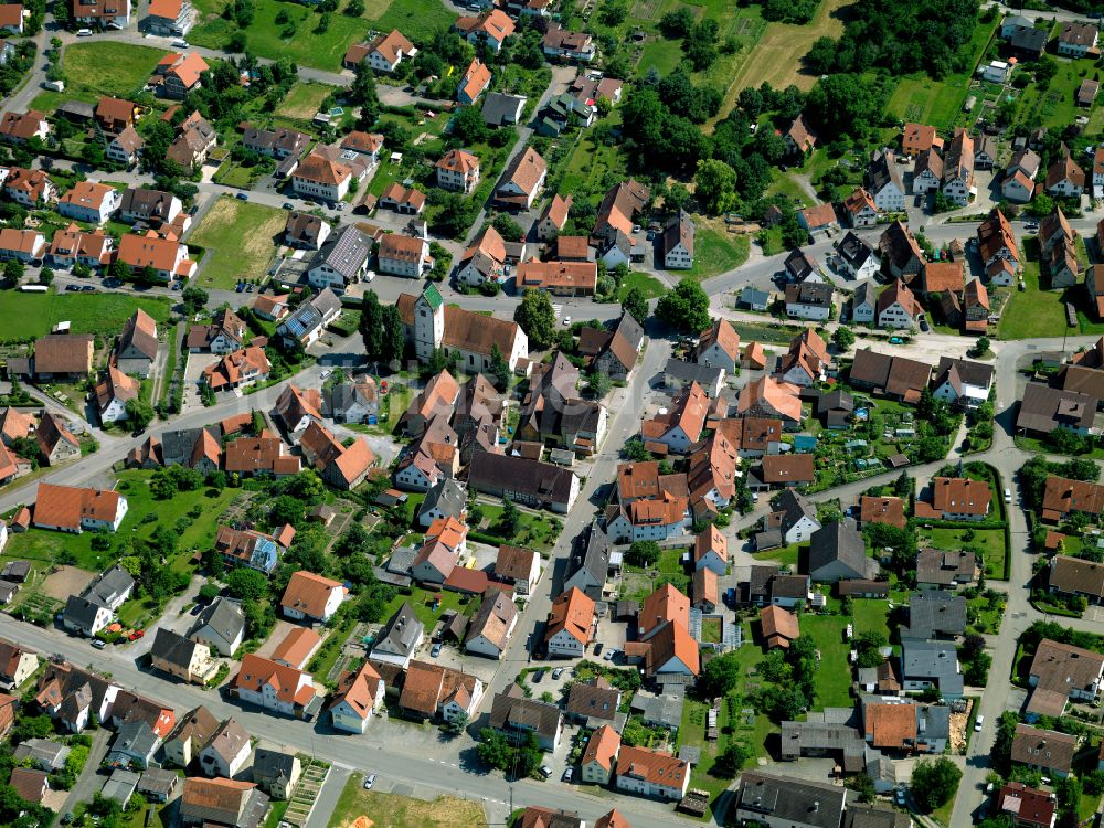 Oberndorf von oben - Ortsansicht in Oberndorf im Bundesland Baden-Württemberg, Deutschland