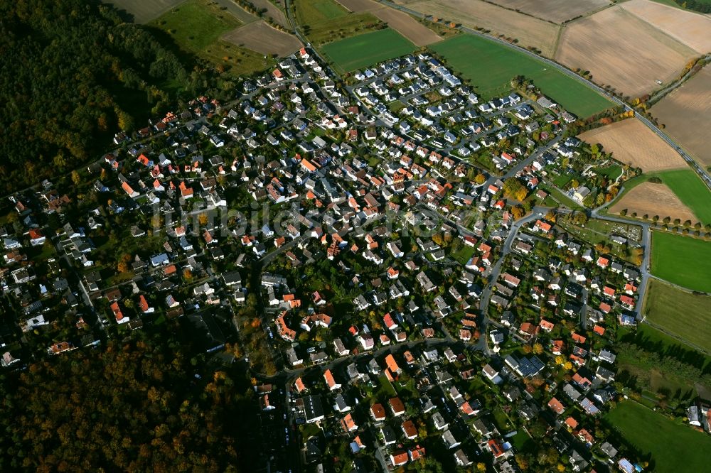 Luftbild Obernhain - Ortsansicht in Obernhain im Bundesland Hessen, Deutschland