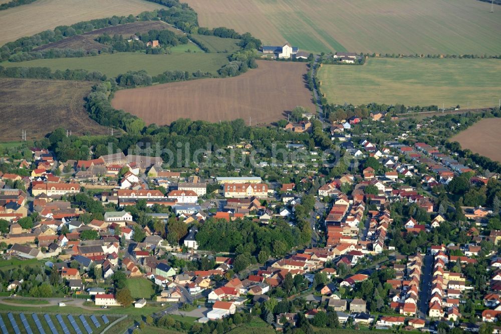 Luftaufnahme Oberröblingen - Ortsansicht von Oberröblingen im Bundesland Sachsen-Anhalt