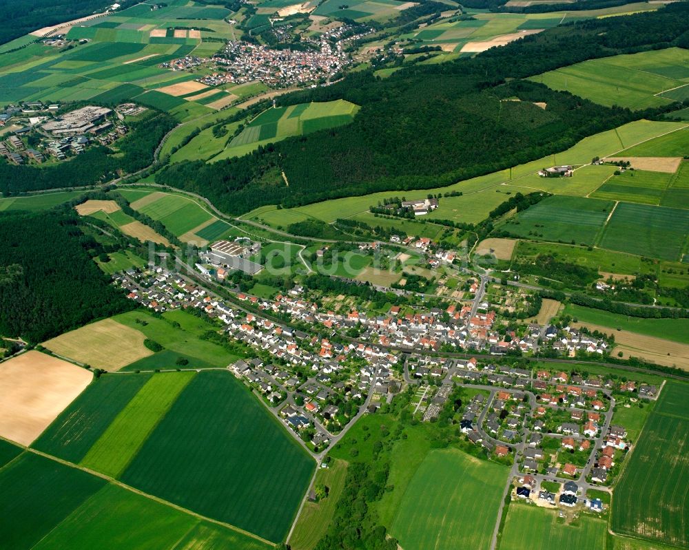 Oberselters von oben - Ortsansicht in Oberselters im Bundesland Hessen, Deutschland