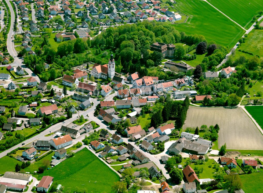 Oberstadion aus der Vogelperspektive: Ortsansicht in Oberstadion im Bundesland Baden-Württemberg, Deutschland