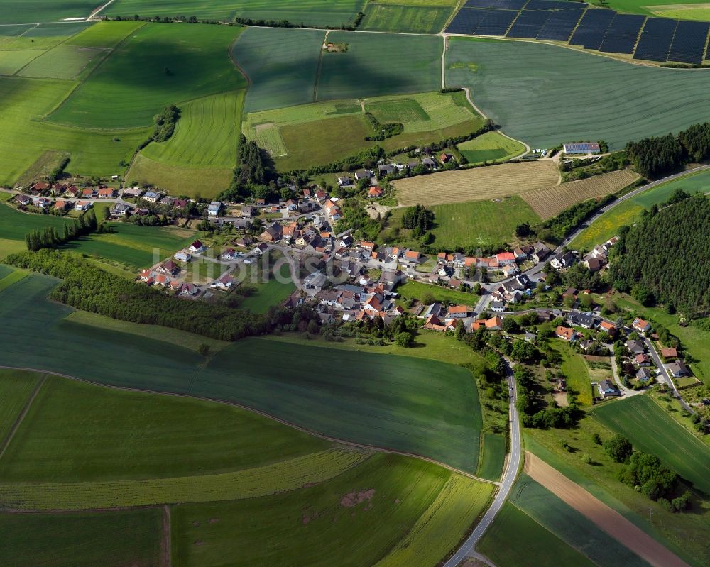 Luftbild Oberstreit - Ortsansicht von Oberstreit im Bundesland Rheinland-Pfalz