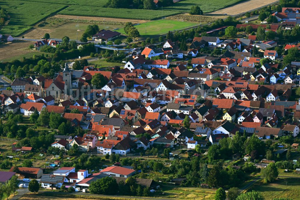 Luftbild Oberstreu - Ortsansicht in Oberstreu im Bundesland Bayern, Deutschland