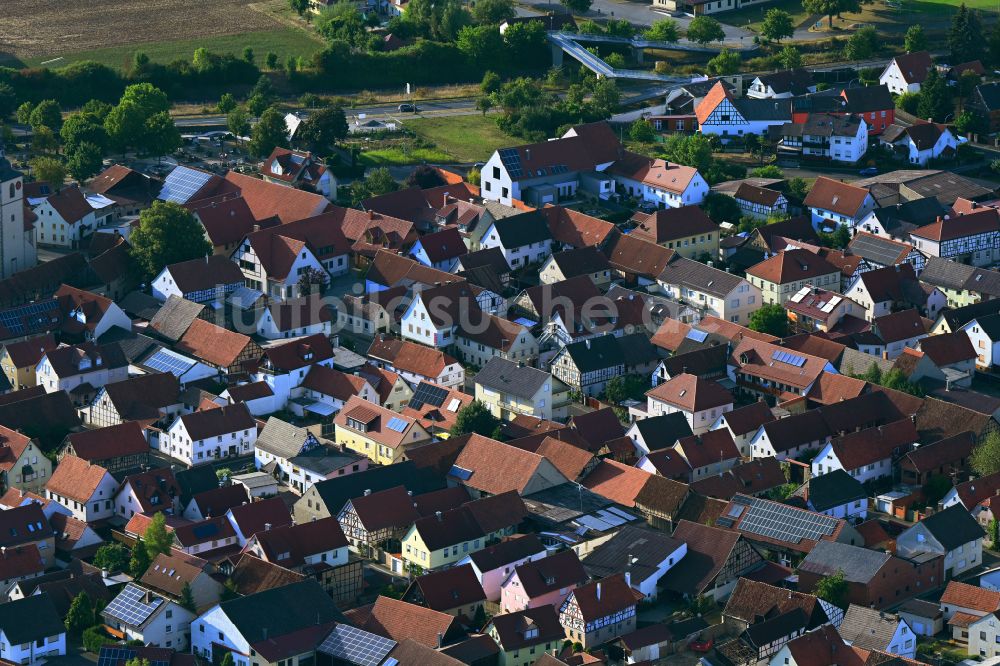 Luftaufnahme Oberstreu - Ortsansicht in Oberstreu im Bundesland Bayern, Deutschland