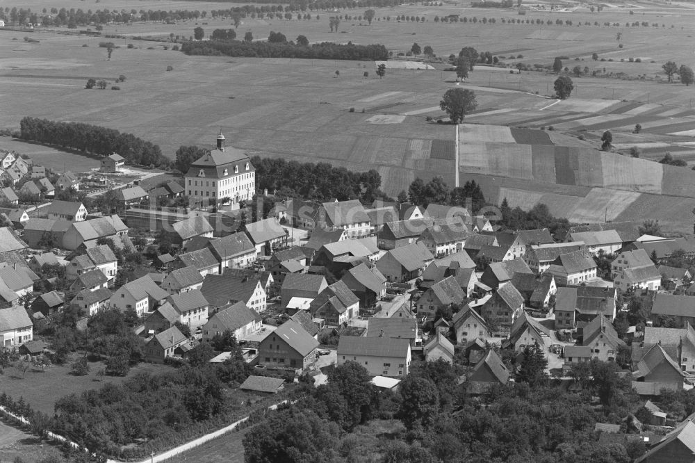 Luftbild Obersulmetingen - Ortsansicht in Obersulmetingen im Bundesland Baden-Württemberg, Deutschland