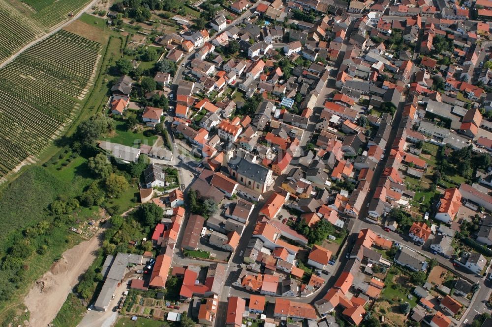 Luftbild Ockenheim - Ortsansicht von Ockenheim im Bundesland Rheinland-Pfalz