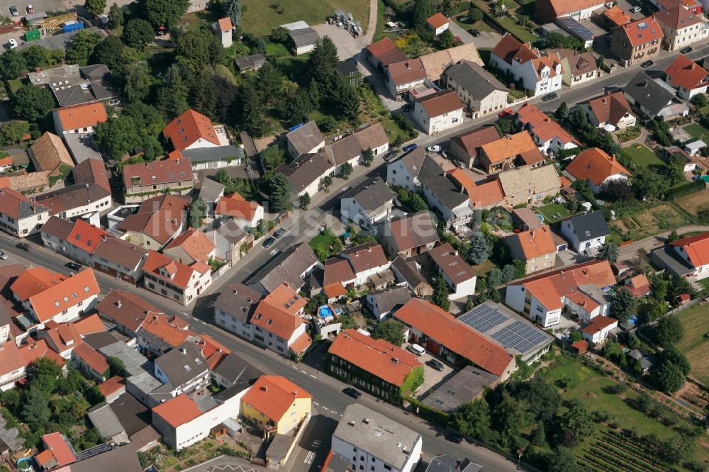 Ockenheim aus der Vogelperspektive: Ortsansicht von Ockenheim im Bundesland Rheinland-Pfalz