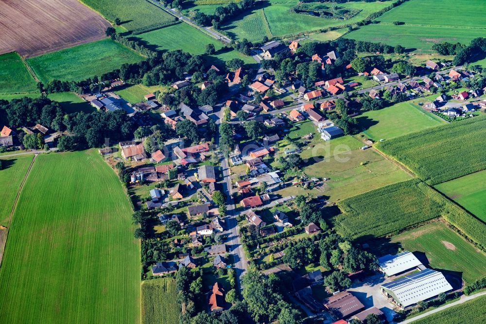 Luftbild Ahlerstedt - Ortsansicht Oersdorf in Ahlerstedt im Bundesland Niedersachsen, Deutschland