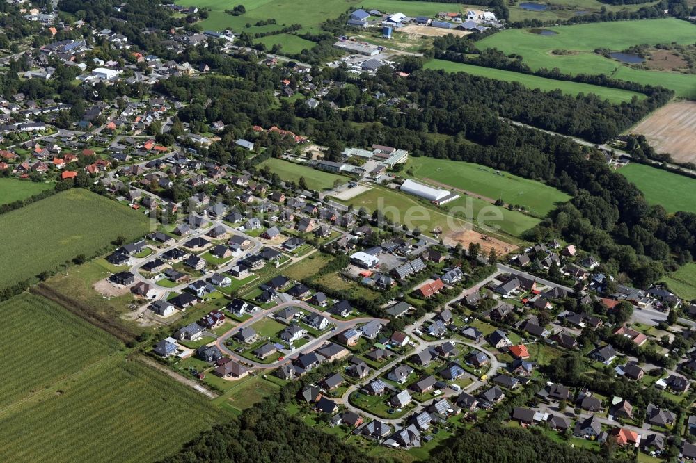 Luftaufnahme Oeversee - Ortsansicht in Oeversee im Bundesland Schleswig-Holstein