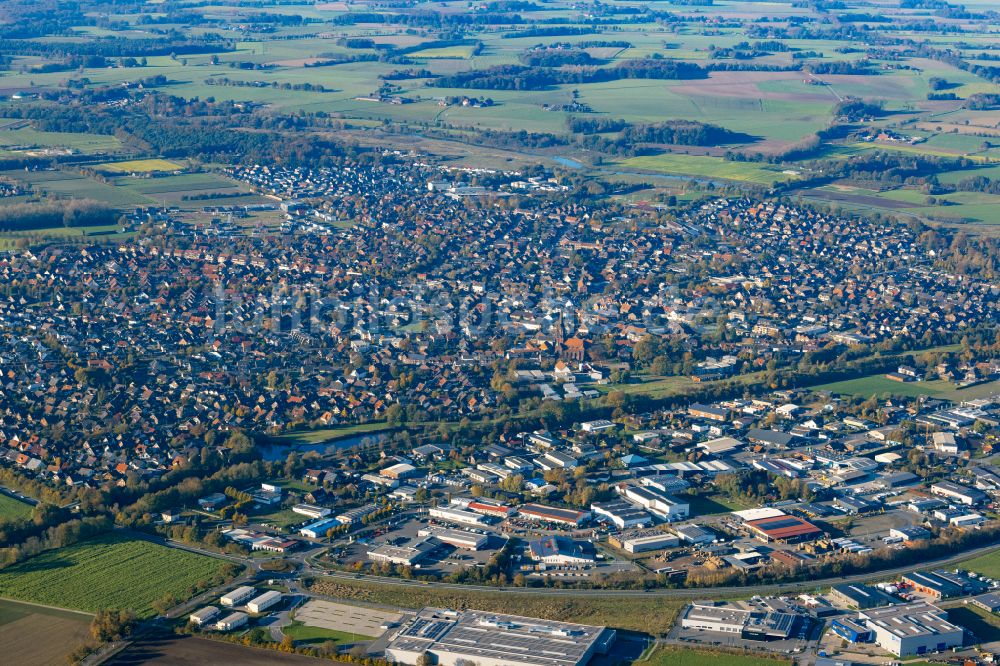 Luftaufnahme Olfen - Ortsansicht in Olfen im Bundesland Nordrhein-Westfalen, Deutschland