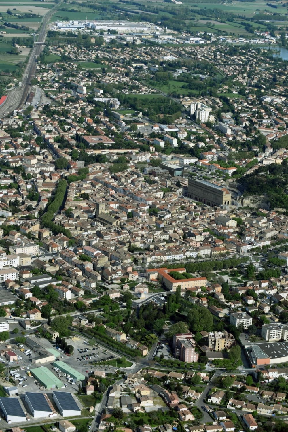 Luftbild Orange - Ortsansicht in Orange in Provence-Alpes-Cote d'Azur, Frankreich