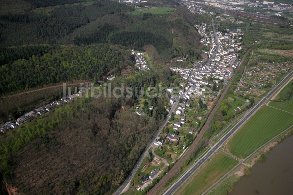 Luftaufnahme Trier - Ortsansicht des Ortsbezirkes Biewer in Trier im Bundesland Rheinland-Pfalz