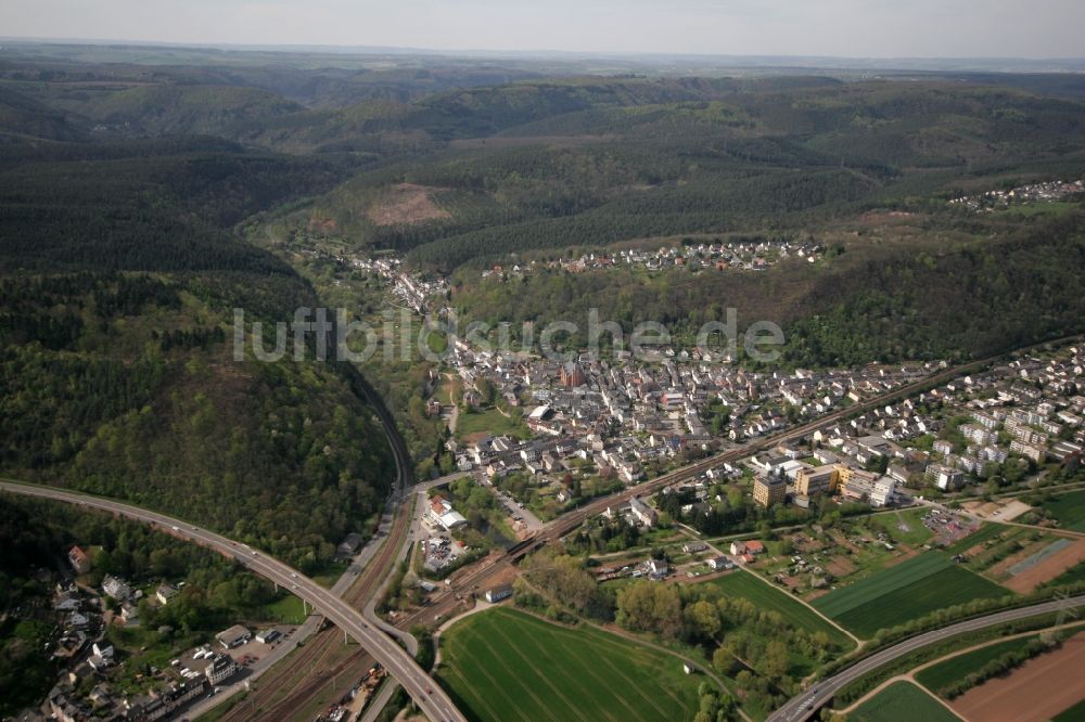 Luftaufnahme Trier - Ortsansicht des Ortsbezirkes Ehrang in Trier im Bundesland Rheinland-Pfalz