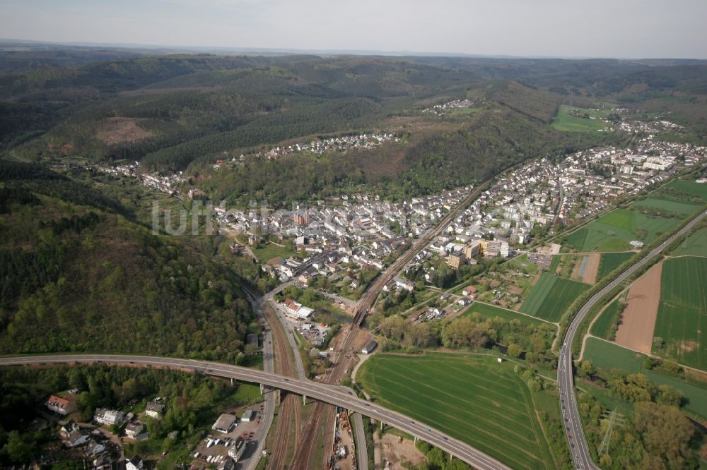 Trier aus der Vogelperspektive: Ortsansicht des Ortsbezirkes Ehrang in Trier im Bundesland Rheinland-Pfalz