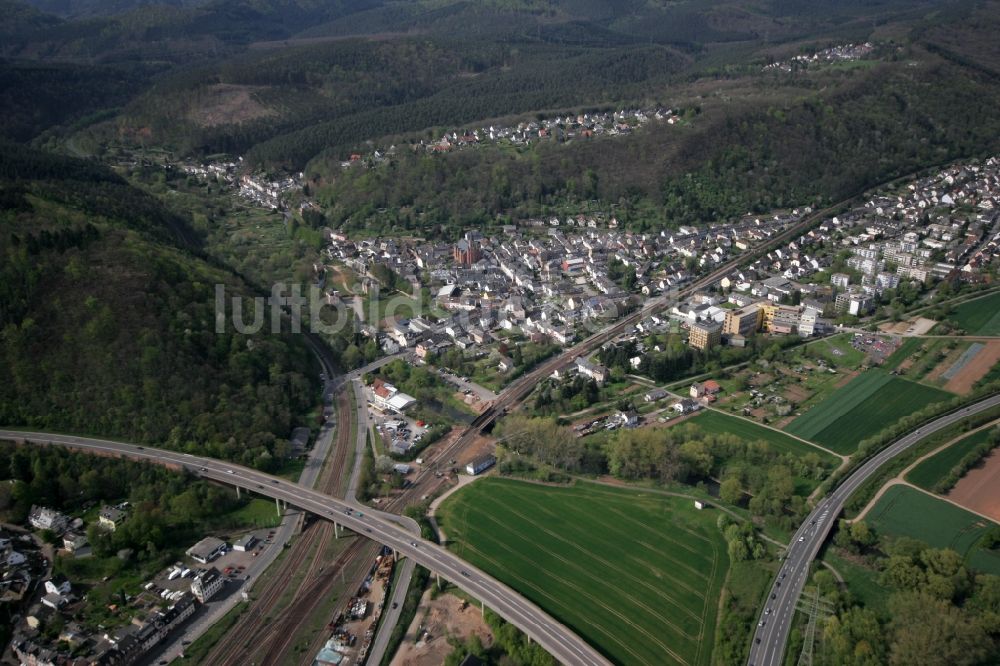 Luftbild Trier - Ortsansicht des Ortsbezirkes Ehrang in Trier im Bundesland Rheinland-Pfalz