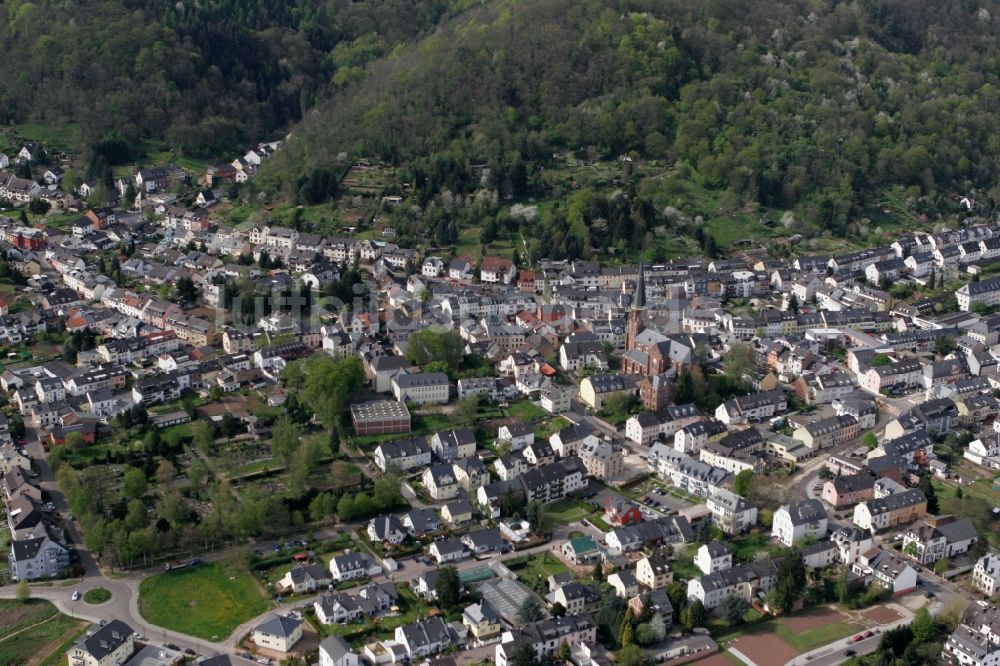 Trier von oben - Ortsansicht des Ortsbezirkes Euren in Trier im Bundesland Rheinland-Pfalz