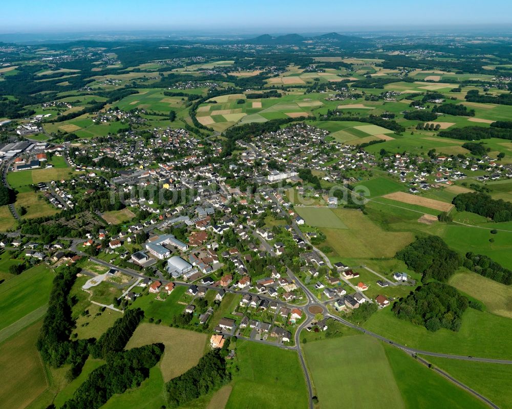 Luftbild Asbach - Ortsansicht der Ortsgemeinde Asbach im Bundesland Rheinland-Pfalz