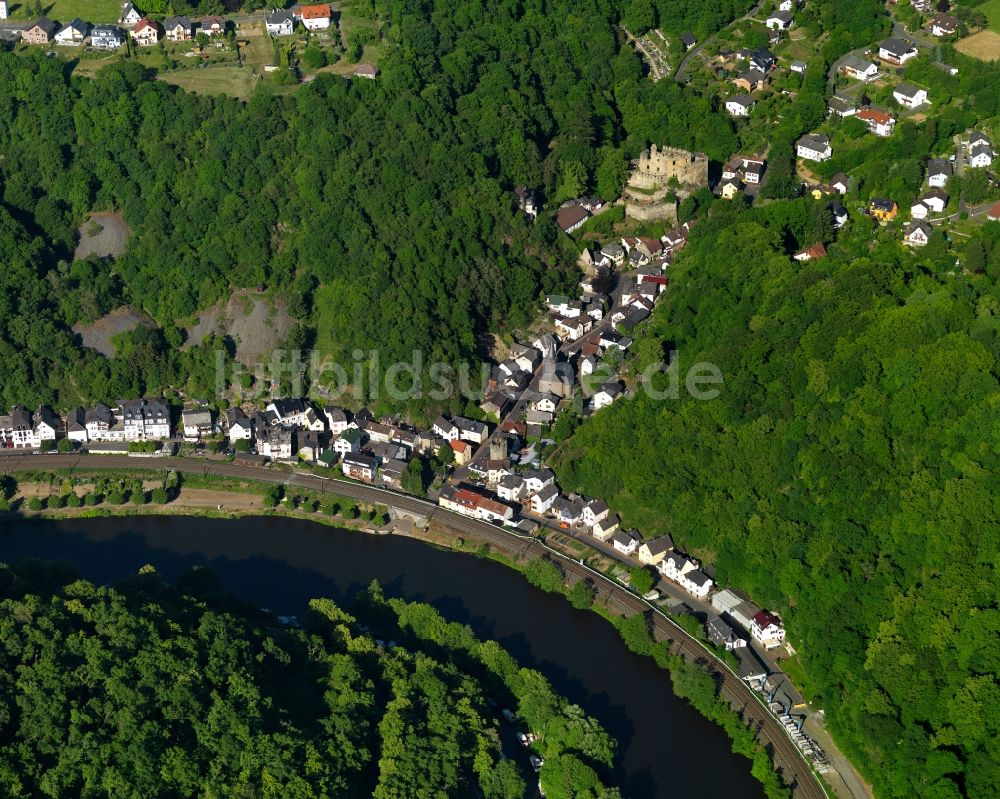 Luftbild Balduinstein - Ortsansicht der Ortsgemeinde Balduinstein im Bundesland Rheinland-Pfalz