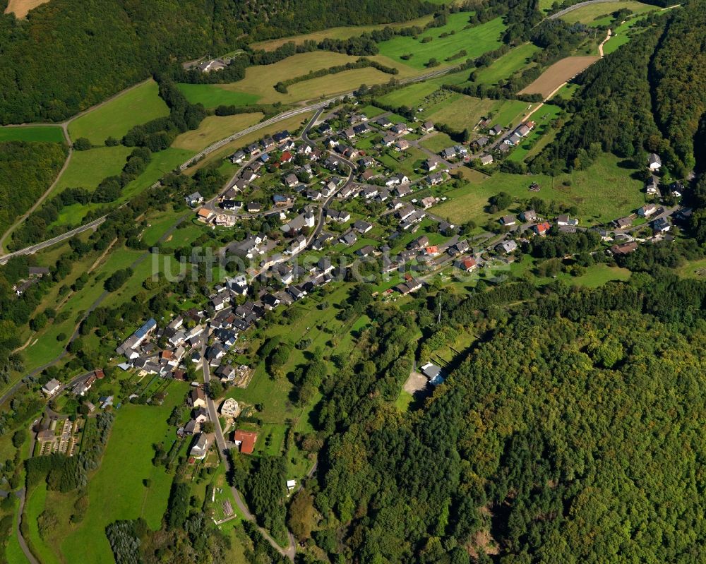 Luftaufnahme Bermel - Ortsansicht der Ortsgemeinde Bermel im Bundesland Rheinland-Pfalz