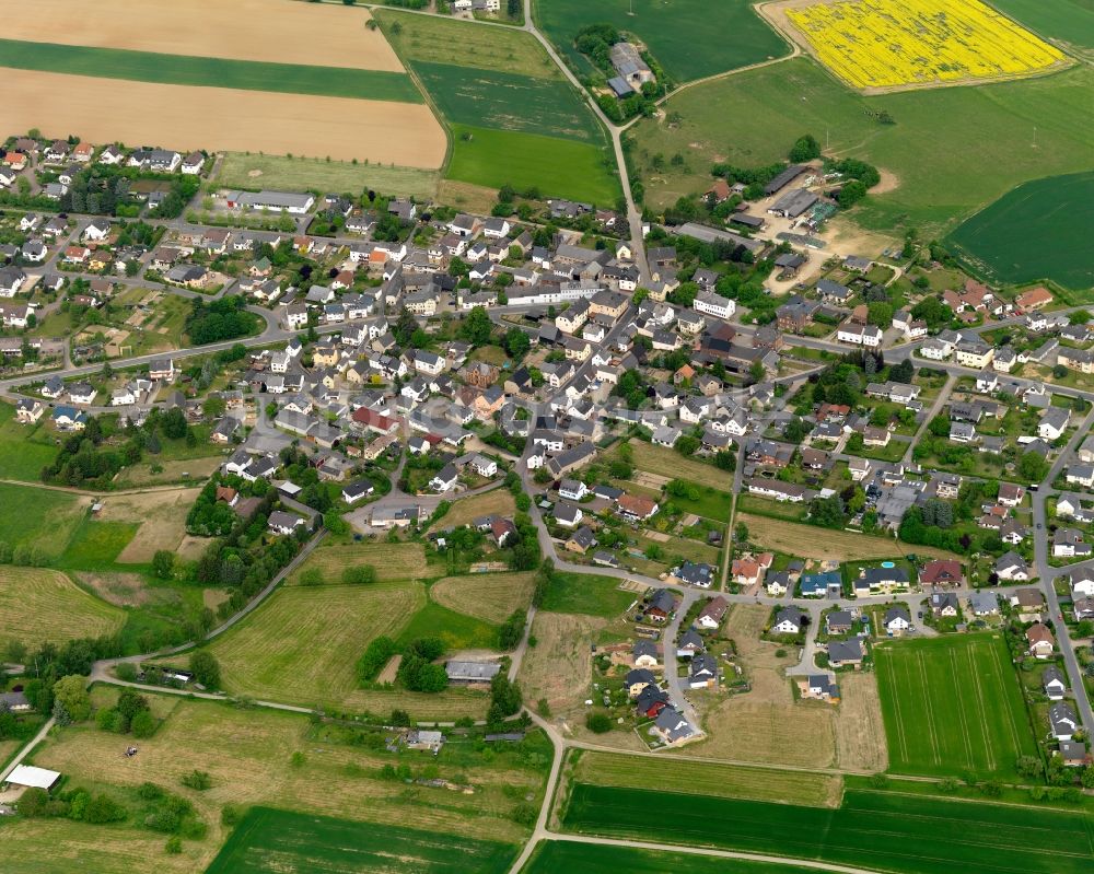 Bogel aus der Vogelperspektive: Ortsansicht der Ortsgemeinde Bogel im Bundesland Rheinland-Pfalz