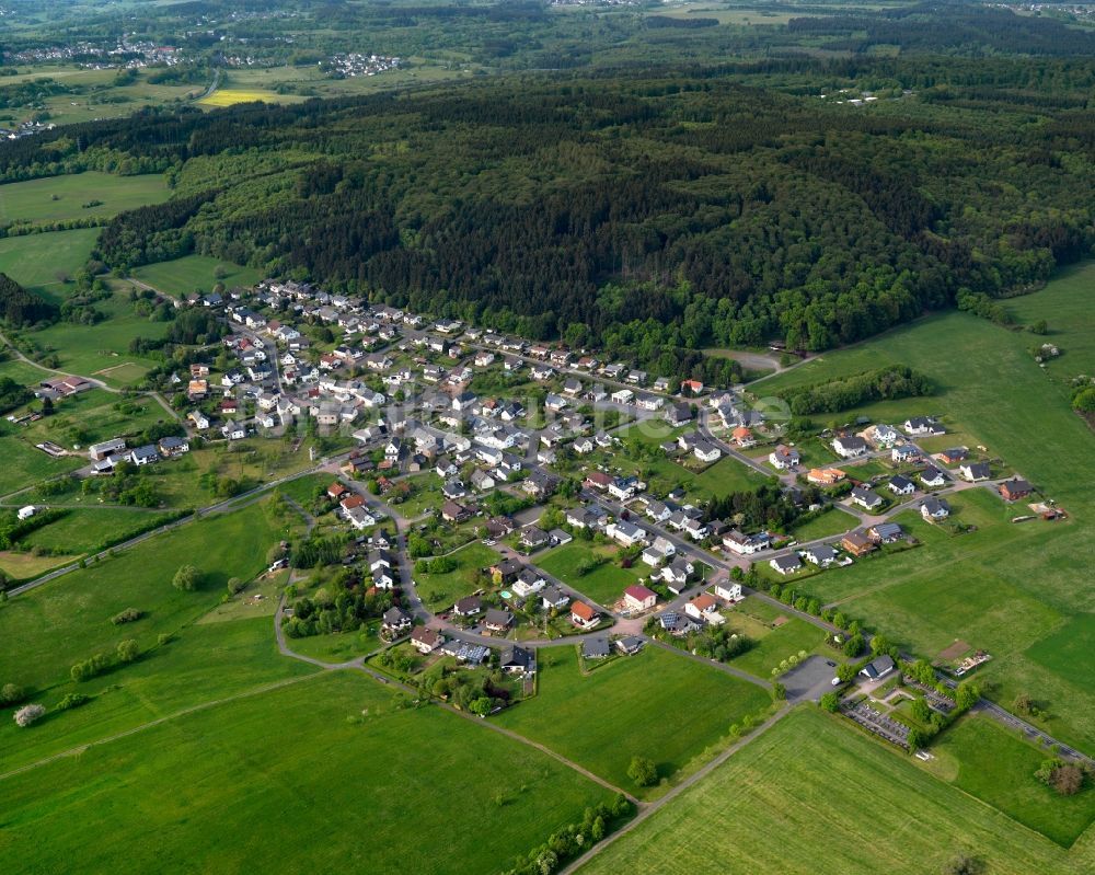 Luftaufnahme Brandscheid - Ortsansicht der Ortsgemeinde Brandscheid im Bundesland Rheinland-Pfalz