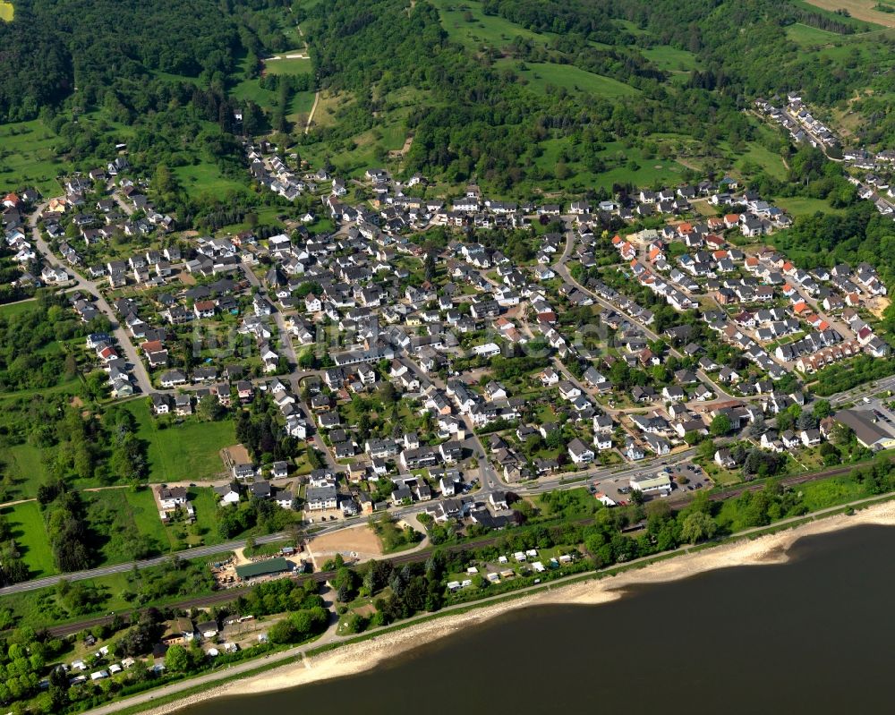 Luftbild Brey - Ortsansicht der Ortsgemeinde Brey im Bundesland Rheinland-Pfalz