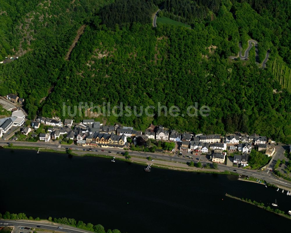 Brodenbach aus der Vogelperspektive: Ortsansicht der Ortsgemeinde Brodenbach im Bundesland Rheinland-Pfalz