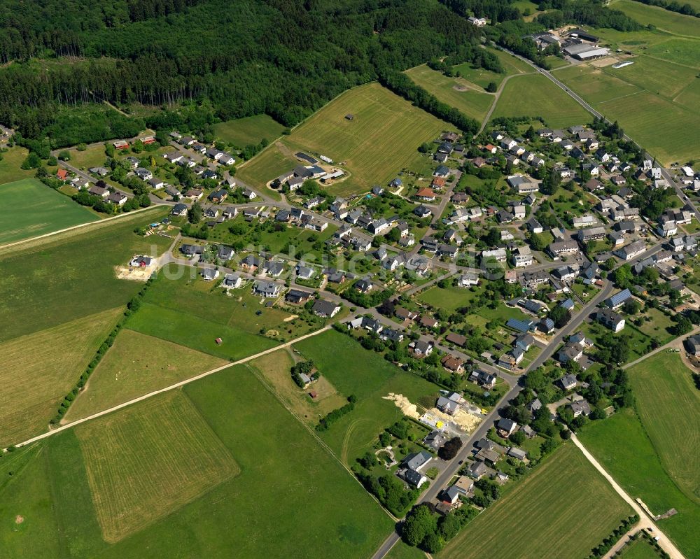 Luftbild Bruchweiler - Ortsansicht der Ortsgemeinde Bruchweiler im Bundesland Rheinland-Pfalz