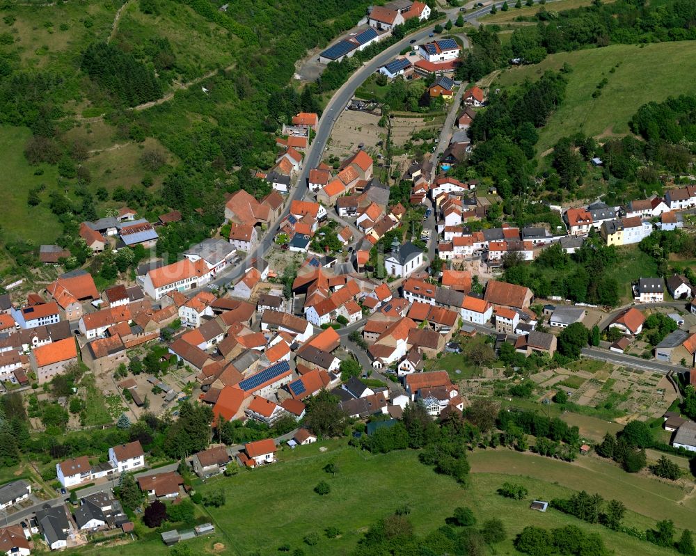 Luftaufnahme Callbach - Ortsansicht der Ortsgemeinde Callbach im Bundesland Rheinland-Pfalz