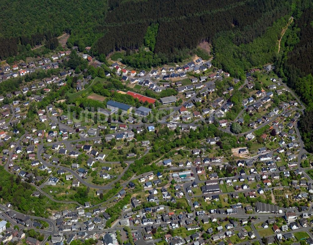 Luftaufnahme Daaden - Ortsansicht der Ortsgemeinde Daaden im Bundesland Rheinland-Pfalz