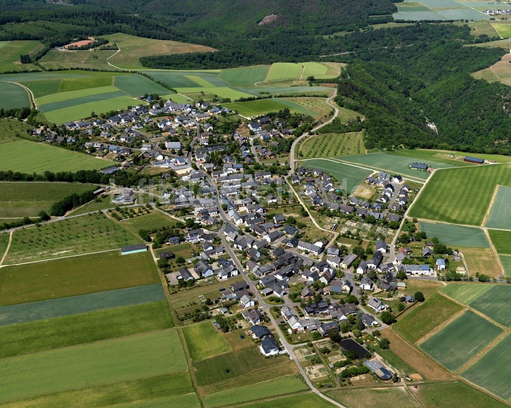 Luftbild Damscheid - Ortsansicht der Ortsgemeinde Damscheid im Bundesland Rheinland-Pfalz