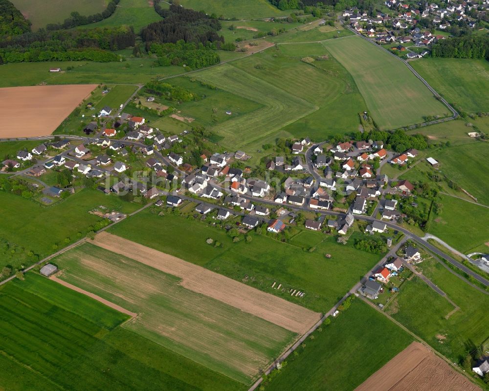 Elbingen aus der Vogelperspektive: Ortsansicht der Ortsgemeinde Elbingen im Bundesland Rheinland-Pfalz